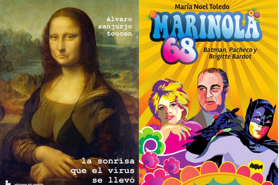 Portadas de "Lo que el virus se llevó", y "Marinola 68". Foto: Difusión
