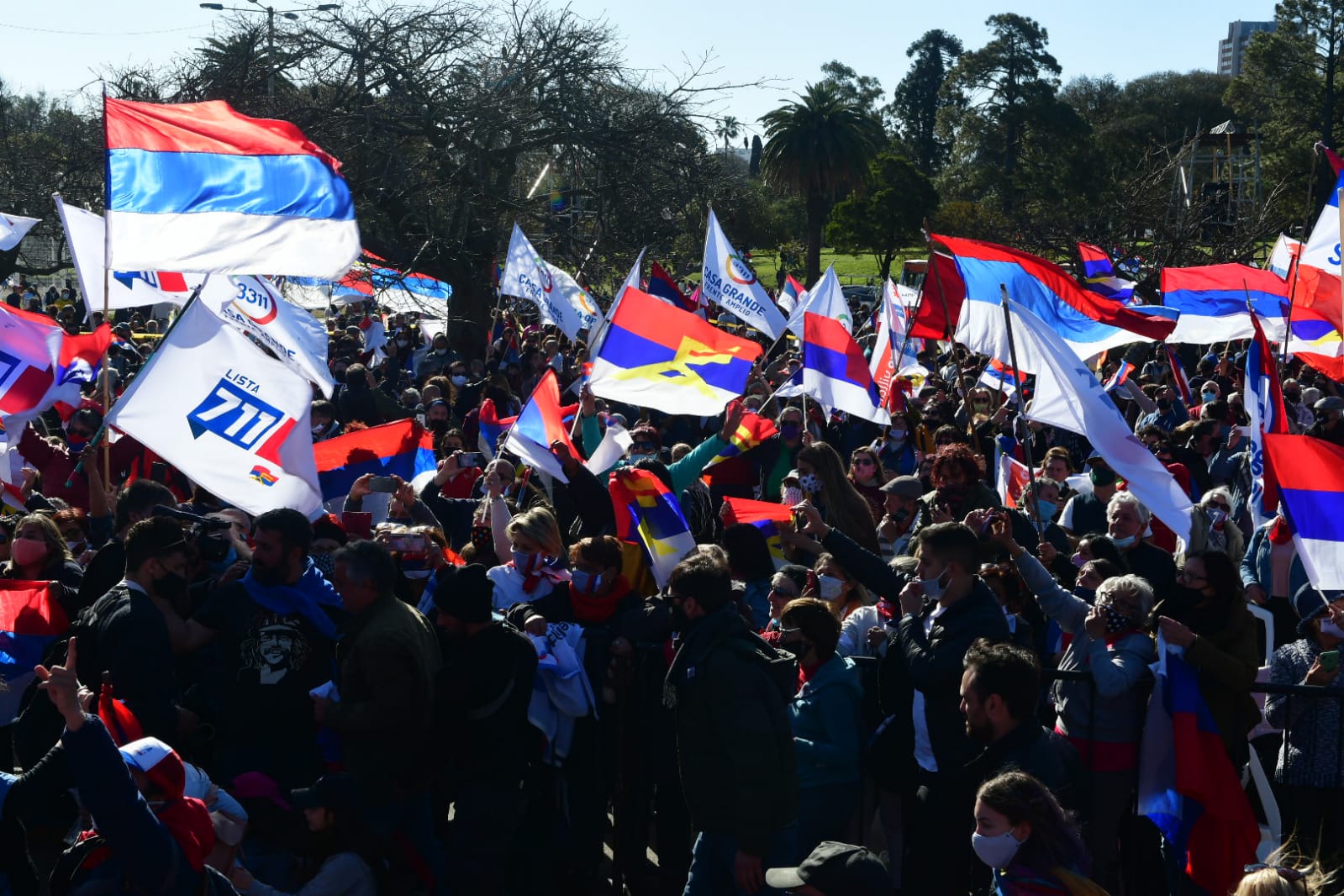 Acto del Frente Amplio. Foto: Francisco Flores.