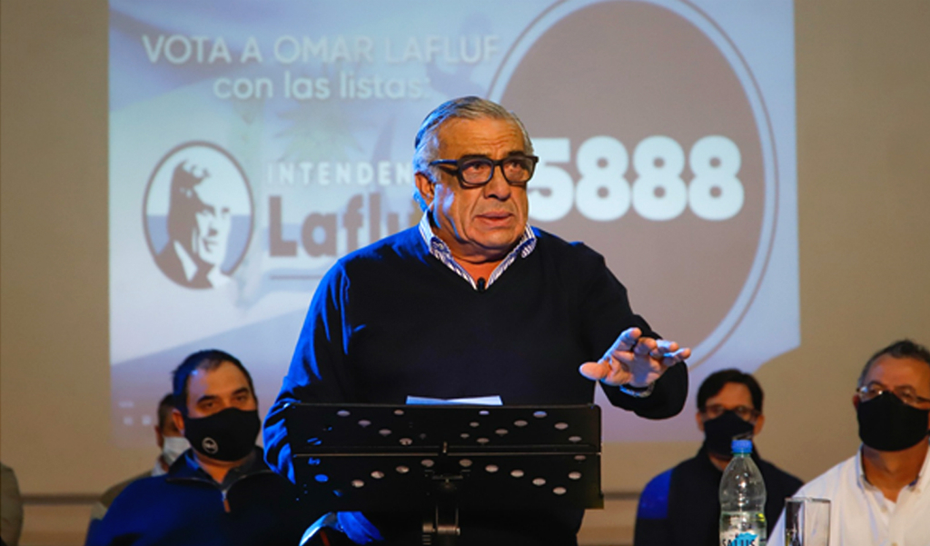 Lafluf, veterinario de 66 años, fue dos veces intendente y dos veces diputado. Foto: Prensa Lafluf