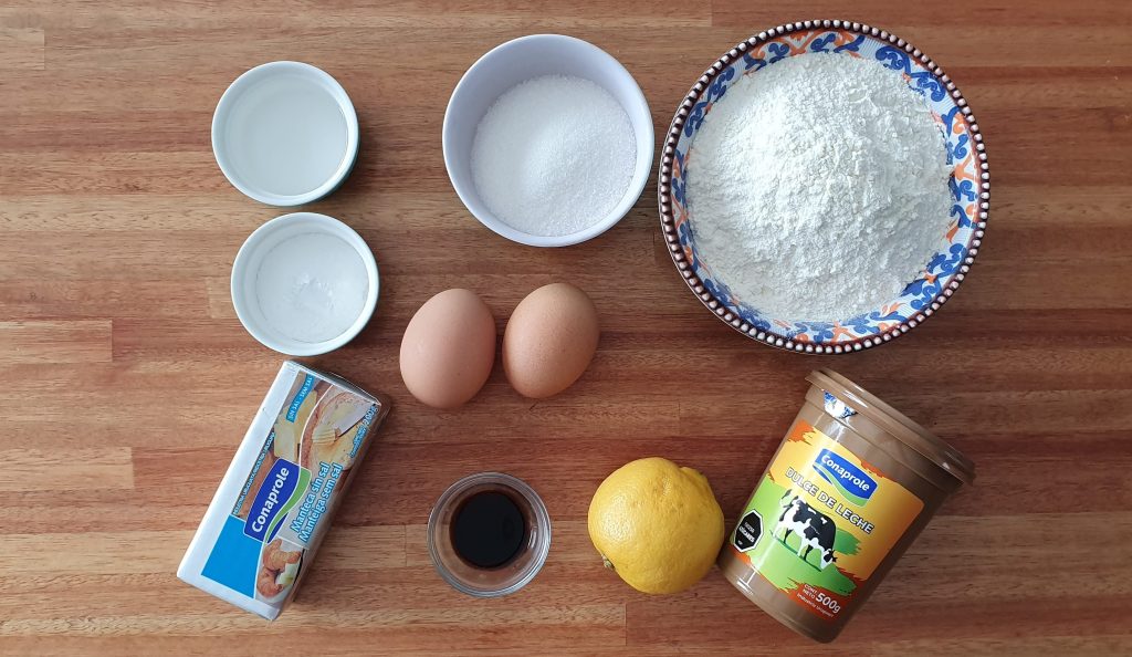 Pasta frola de dulce de leche