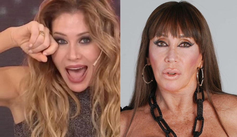 Adabel Guerrero y Moria Casán. Foto: Archivo