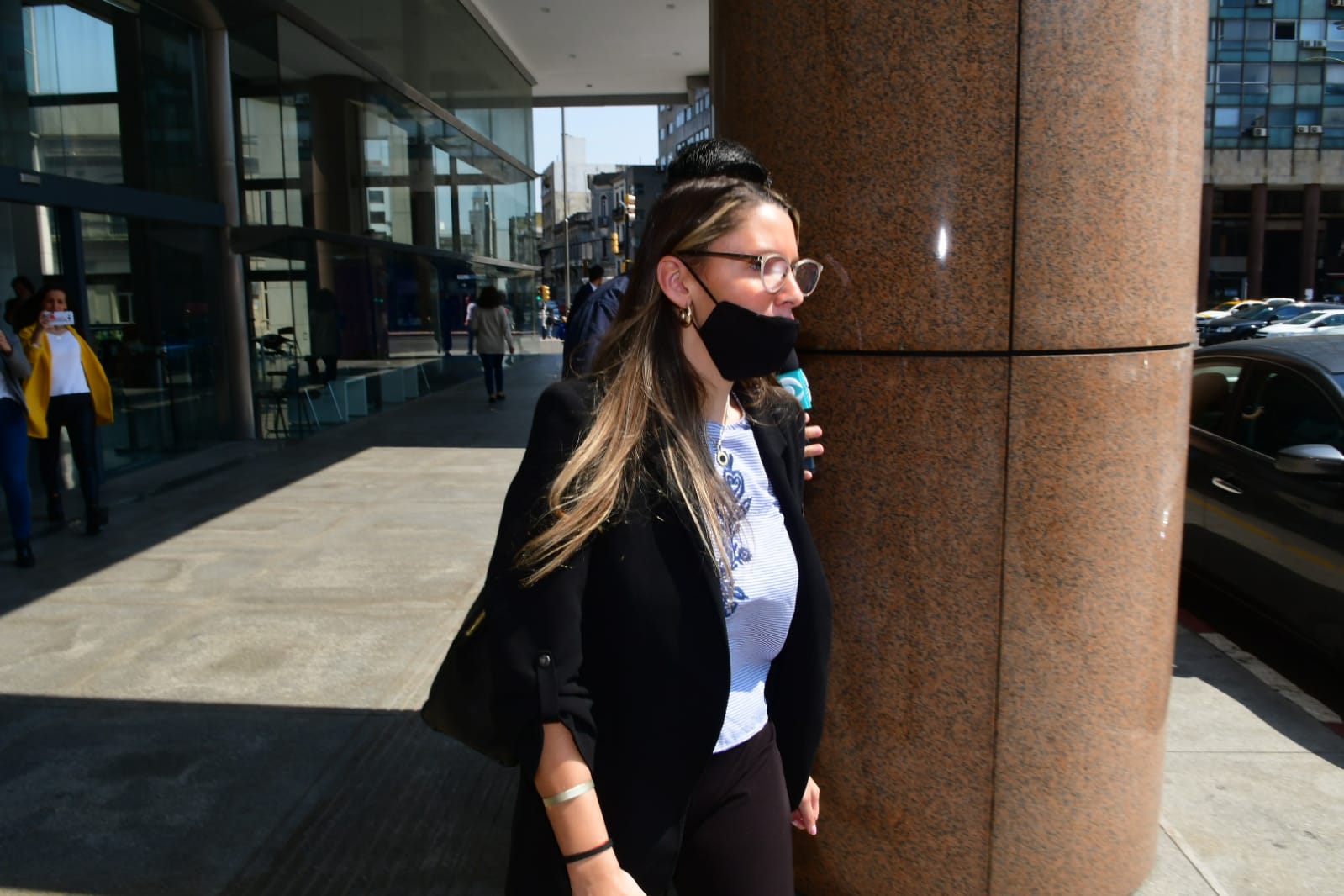 Contadora de la Senaclaf compareció a la Torre Ejecutiva. Foto: Francisco Flores