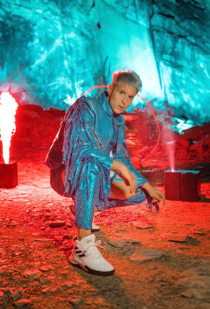 Tav Lust en el rodaje de la canción "Amigue". Foto: Matias Bou