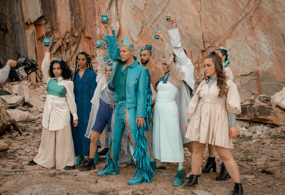 Tav Lust en el rodaje de la canción "Amigue". Foto: Matias Bou