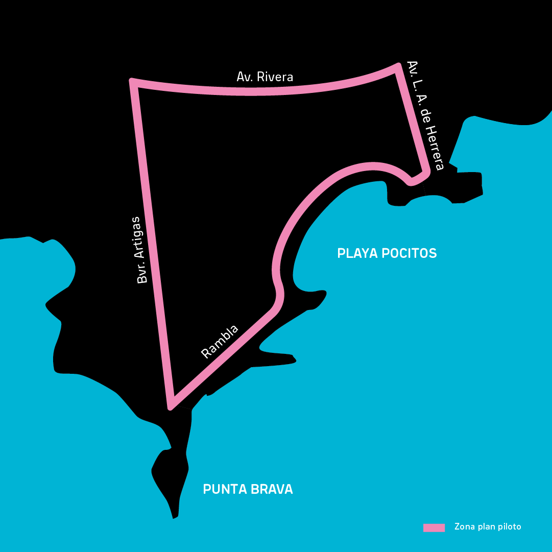 Plan piloto de limpieza en Montevideo. Foto: Intendencia de Montevideo