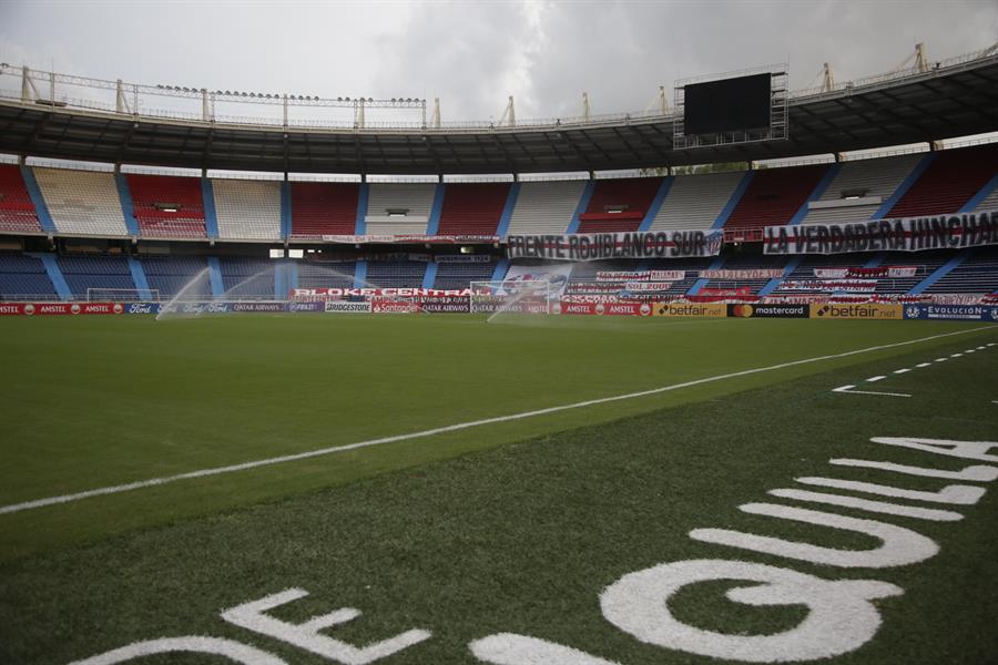 El Metropolitano de Barranquilla con tribunas vacías