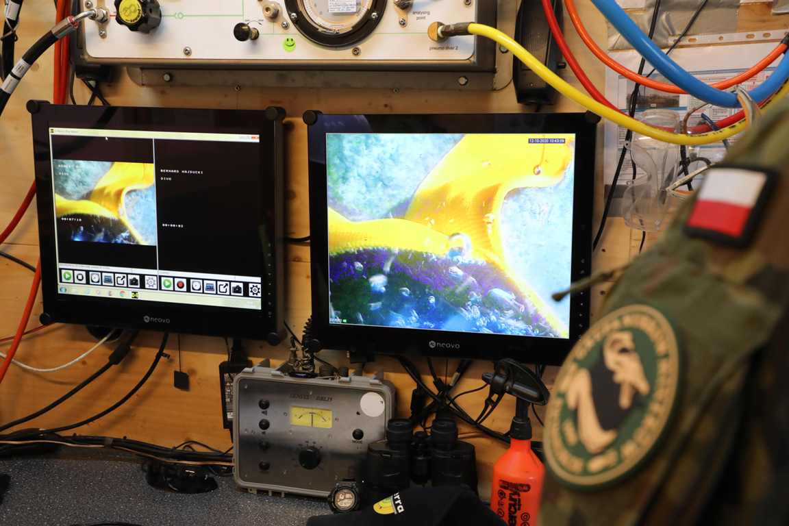 Desactivación de una bomba de 5 toneladas de la II Guerra Mundial en Polonia. Foto: AFP.