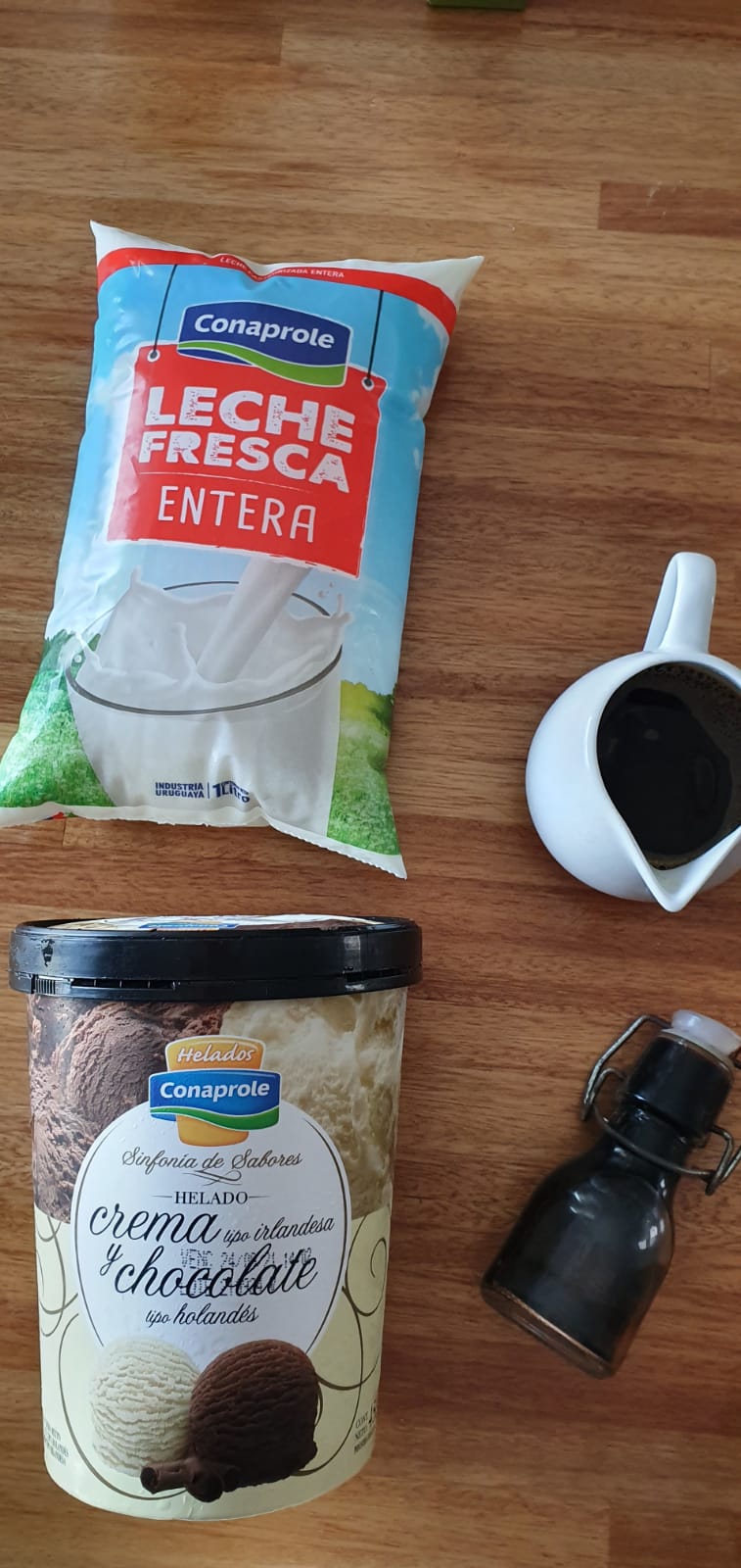 Ingredientes del Milkshake de Marian la que cocina