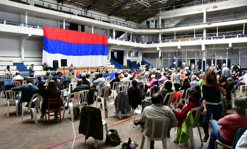 En el plenario hubo 170 dirigentes frenteamplistas. Foto: Estefanía Leal