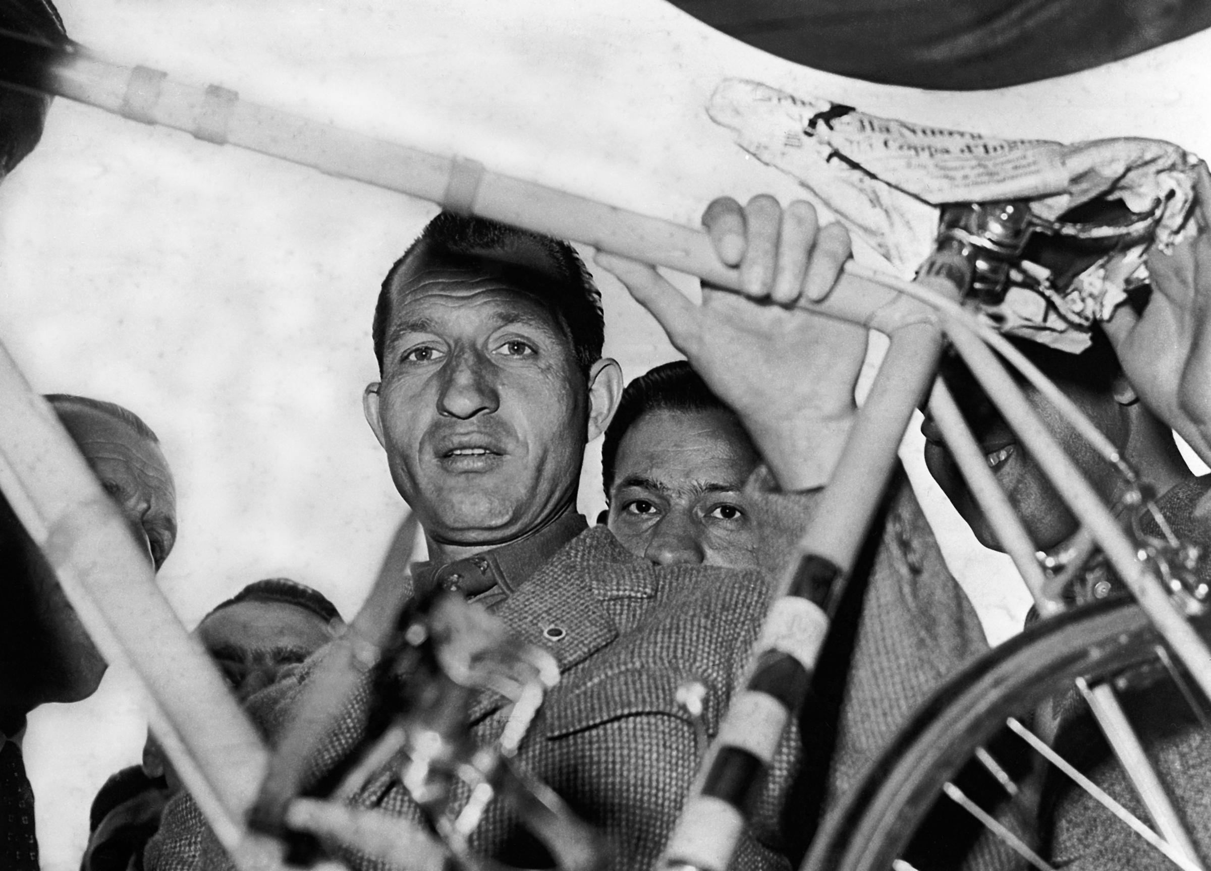 Gino Bartali. Foto: Archivo.