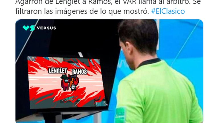 Los memes del clásico entre Barcelona y Real Madrid con el VAR como protagonista