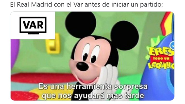 Los memes del clásico entre Barcelona y Real Madrid con el VAR como protagonista