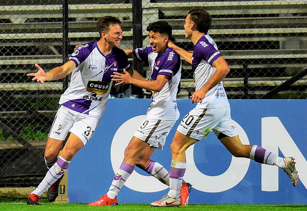 El festejo del argentino Luciano Nequecaur. FOTO: AFP.