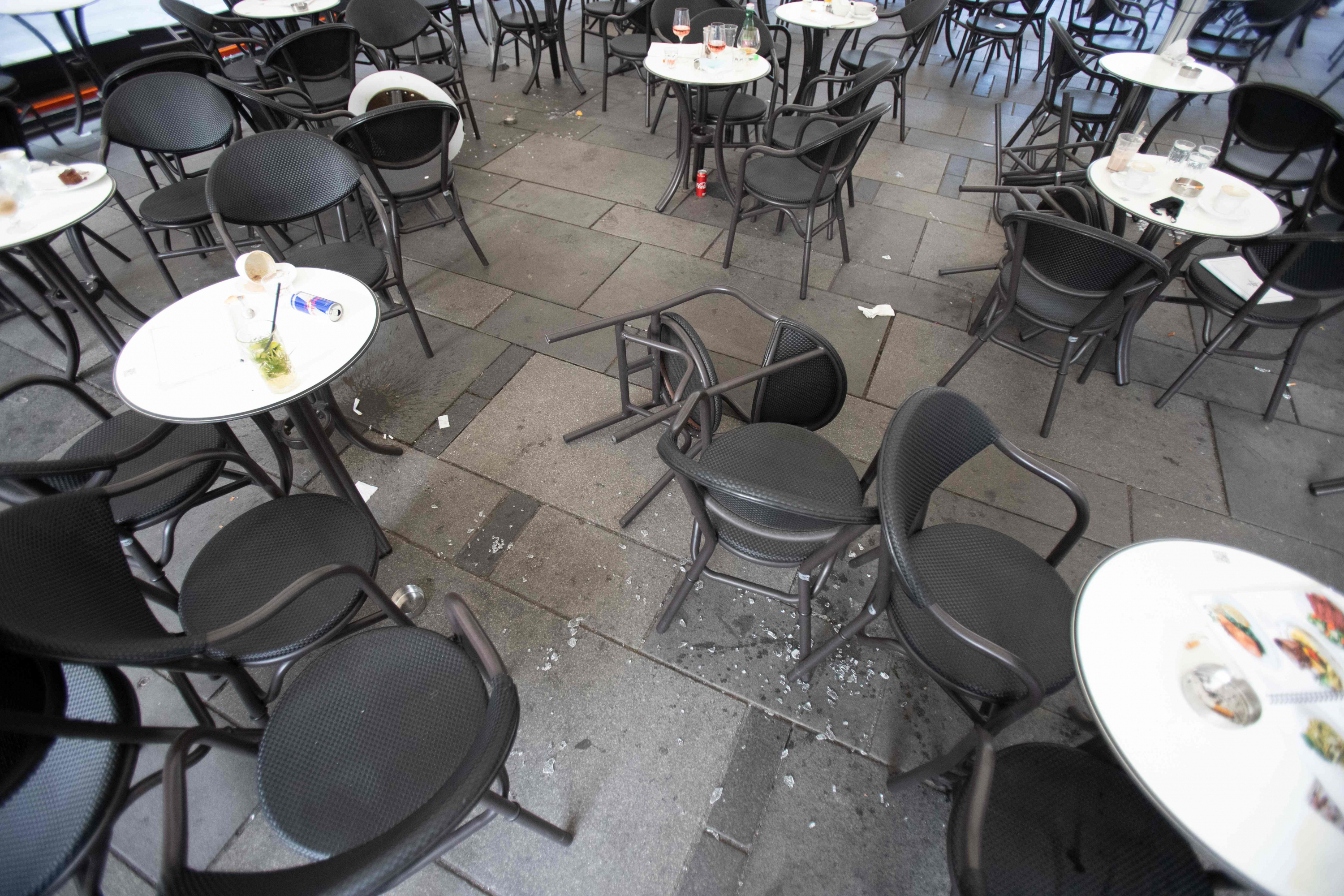 El día después del atentado en Viena. Foto: AFP