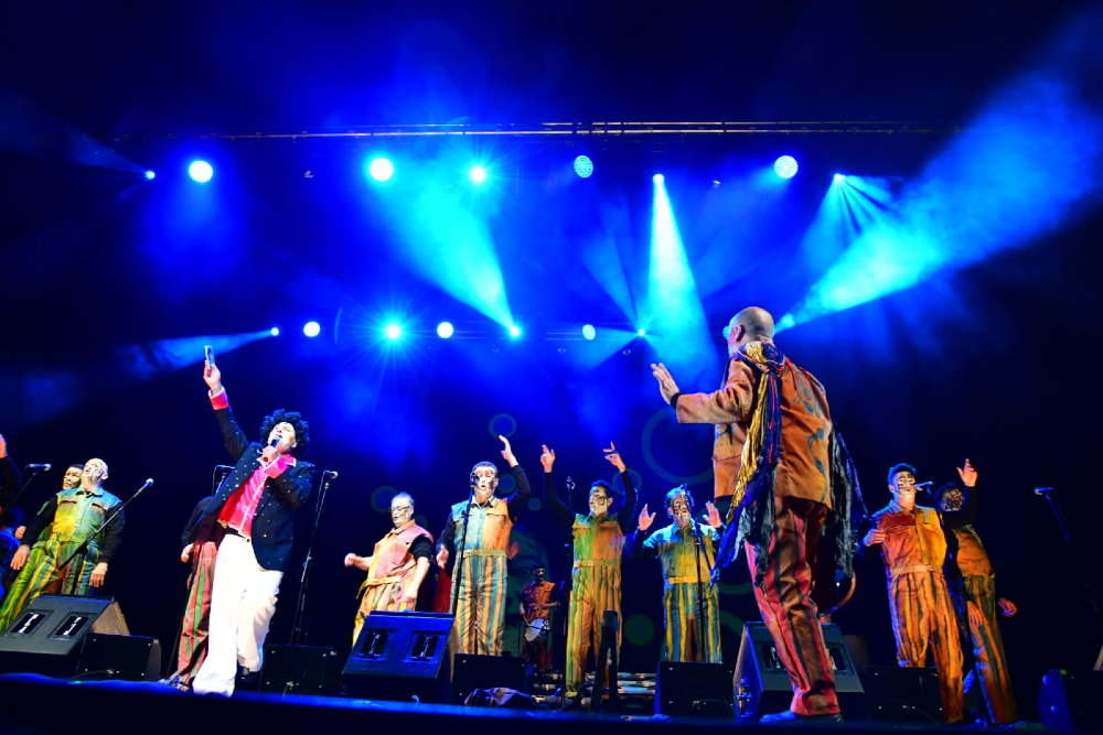 Contrafarsa en el Auditorio Nacional del Sodre. Foto: Pata Torres.