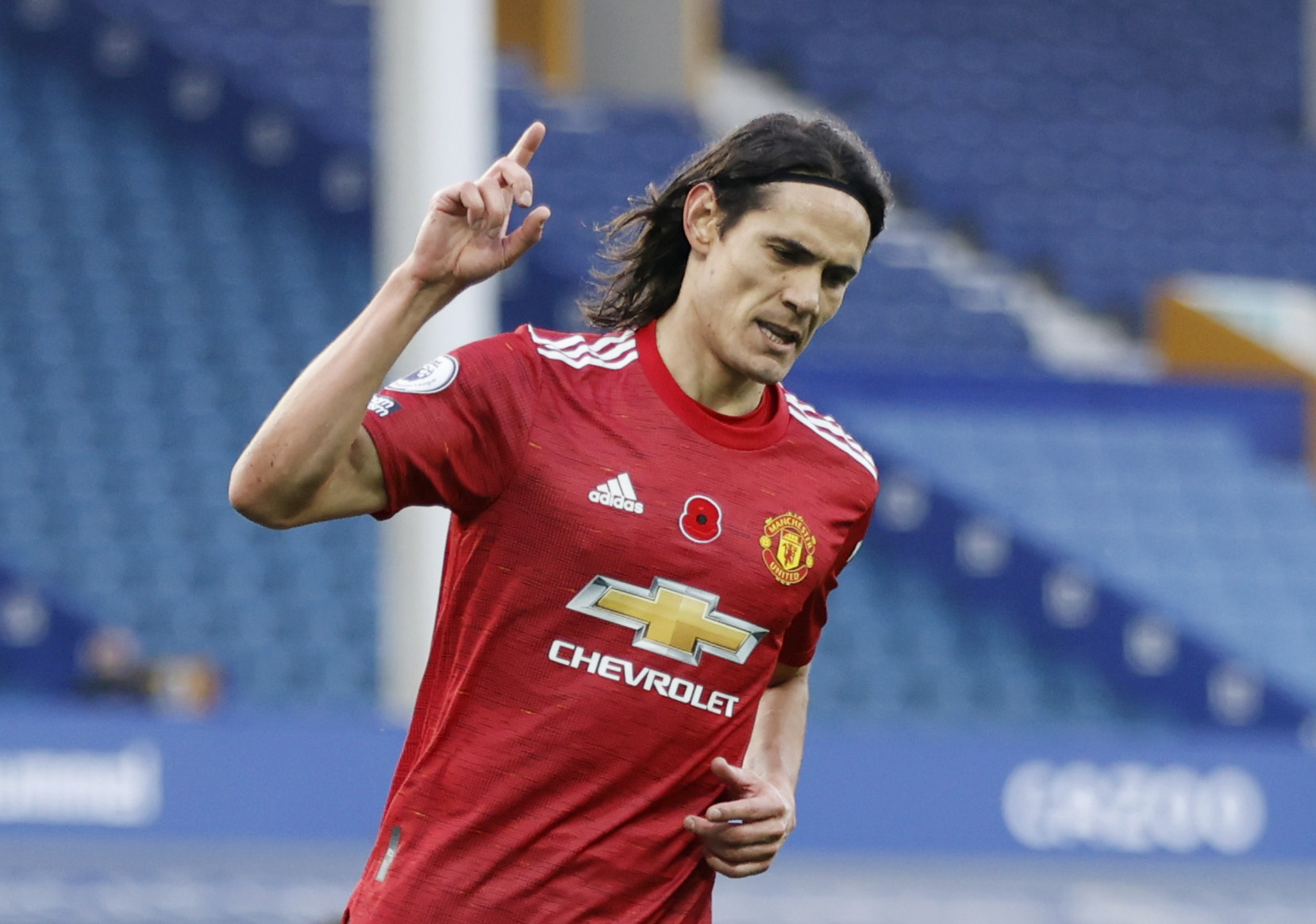 Edinson Cavani. Foto: AFP.