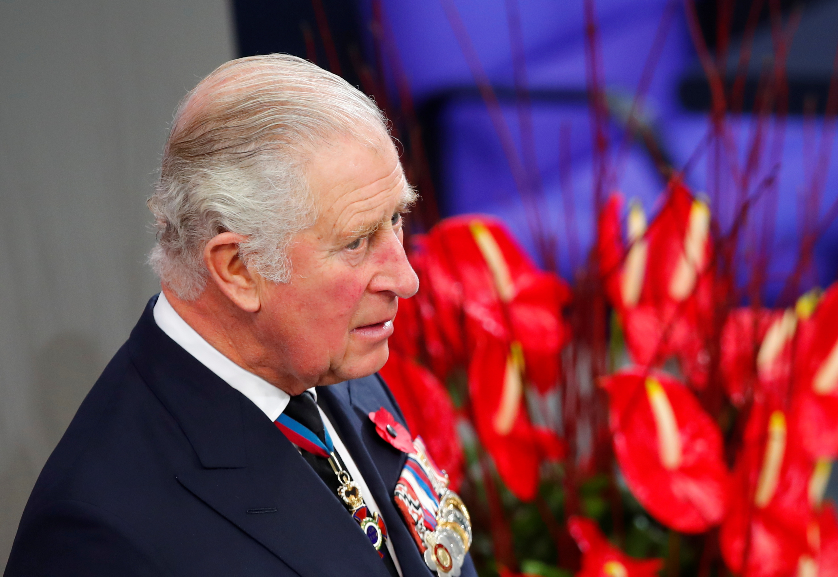 El Príncipe Carlos durante su visita a Alemania. Foto: AFP