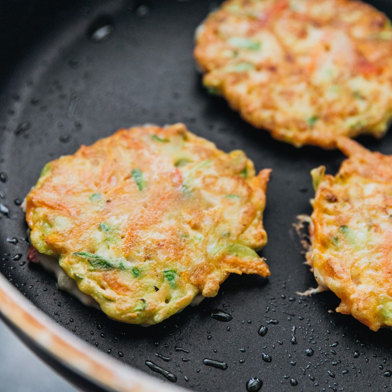 Panquequitos de vegetales de Marian la que cocina