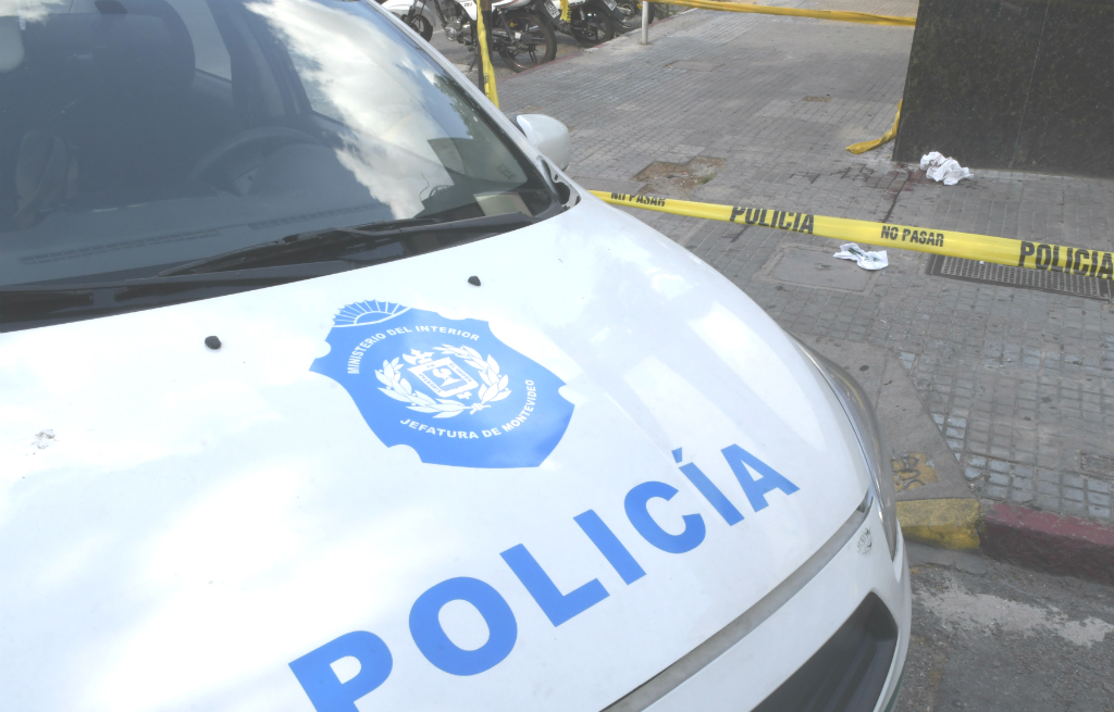 Patrullero de policía de Montevideo. Foto: Leonardo Mainé (Archivo)