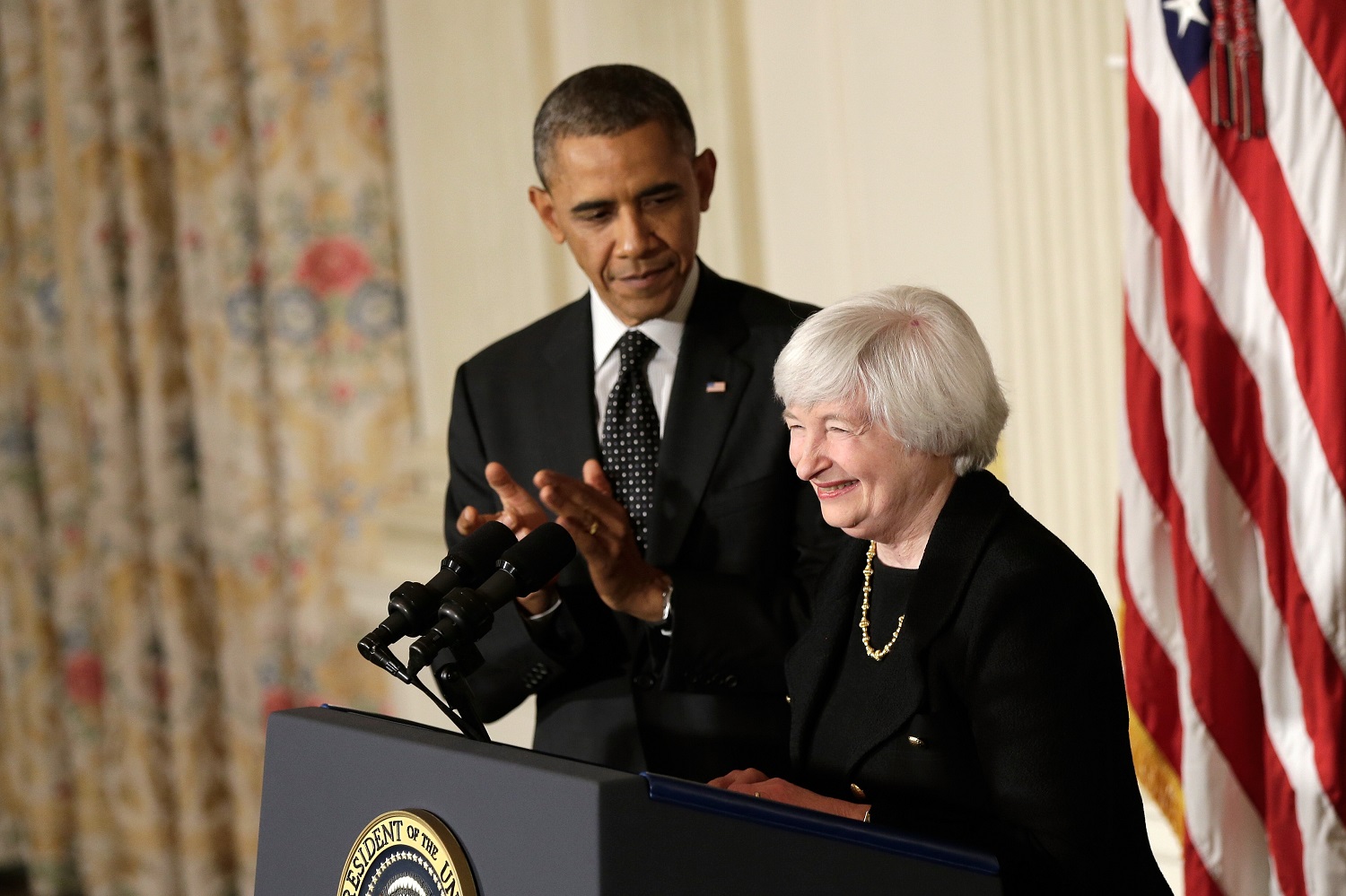 Janet Yellen y Barack Obama. Foto: Reuters