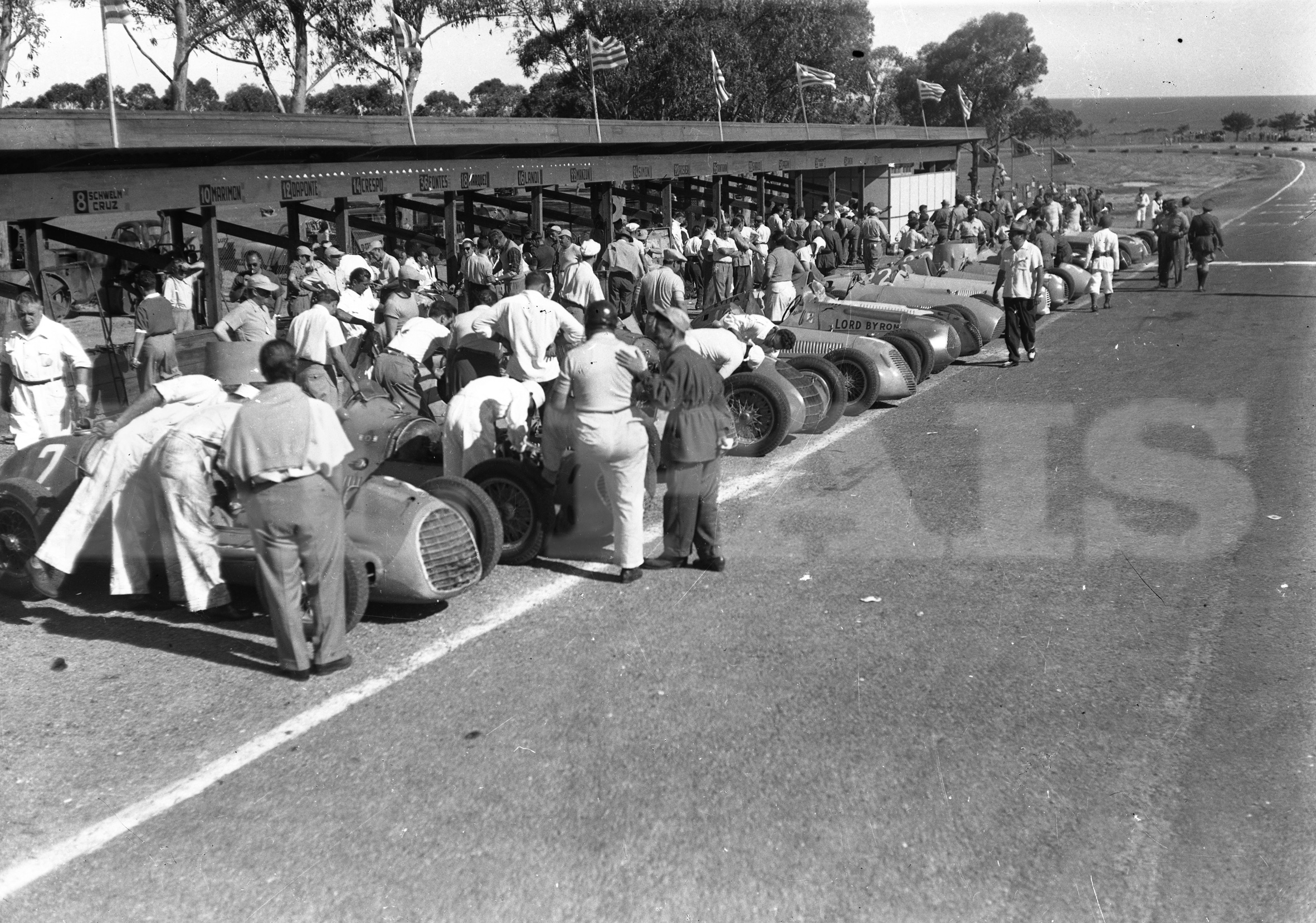 Los últimos aprontes para la prueba. Foto: Archivo El País