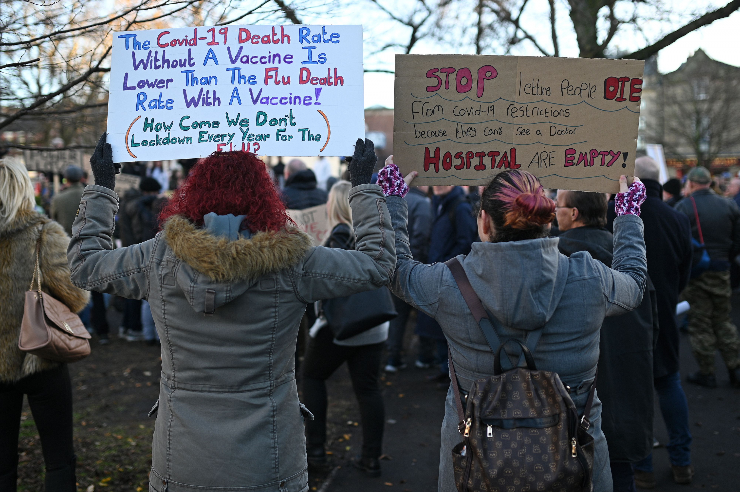 Protestas en Londres. Foto: AFP