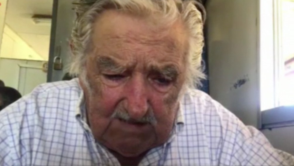 Mujica envía mensaje solidario a independentistas catalanes presos. Foto: Captura