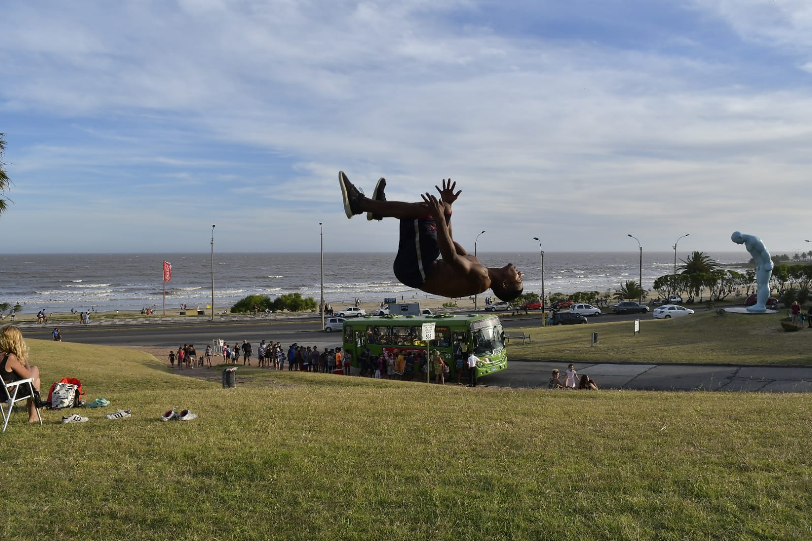 Tras fin de jornada playera. Foto: Leonardo Mainé