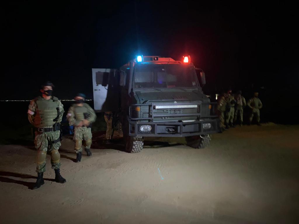 Operativo en Rocha. Foto: @mdn_uruguay