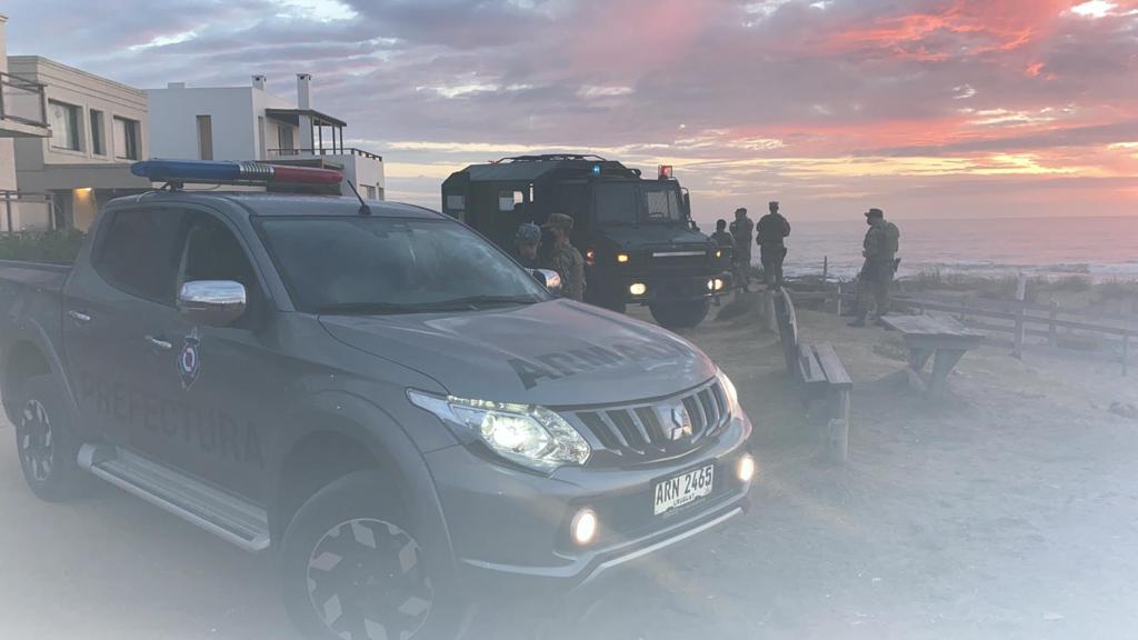 Operativo en Rocha. Foto: @mdn_uruguay