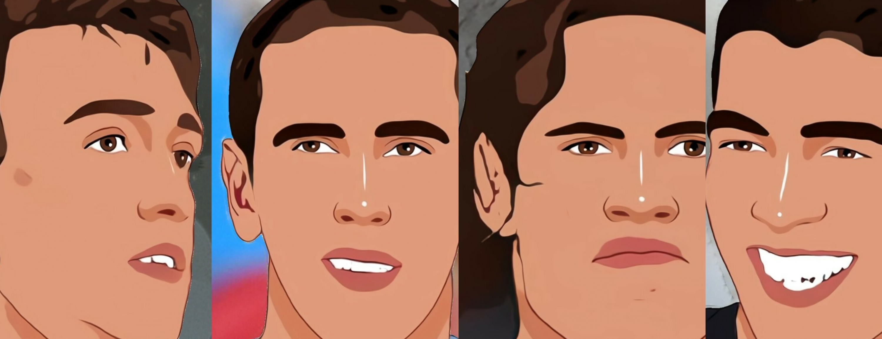 Fernando Muslera, Diego Godín, Edinson Cavani y Luis Suárez en ToonMe