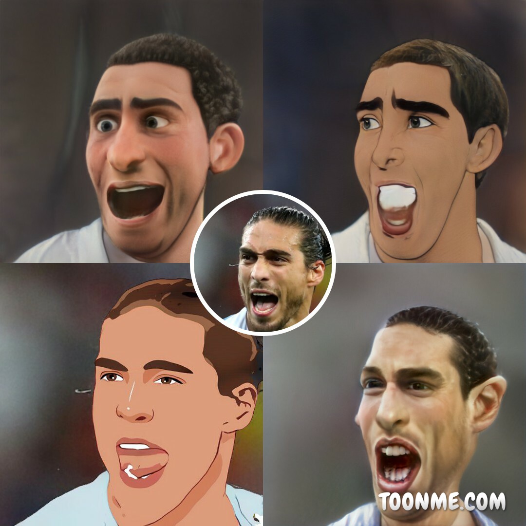 Martín Cáceres en ToonMe