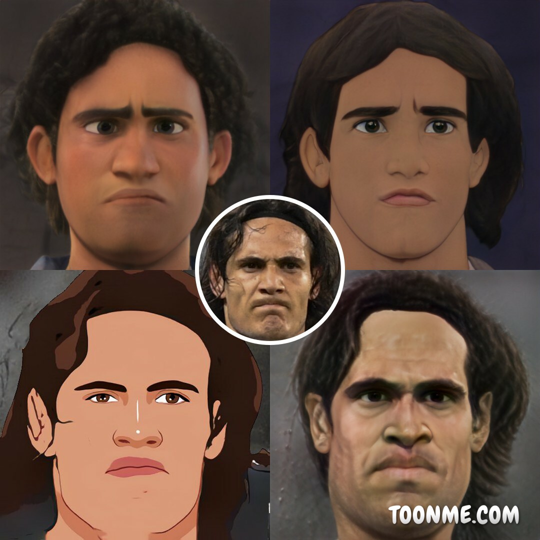 Edinson Cavani en ToonMe