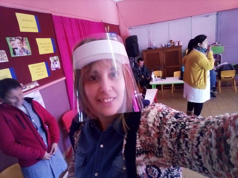 María Noel García, escuela 97 de Dolores, Soriano. Foto: Gentileza