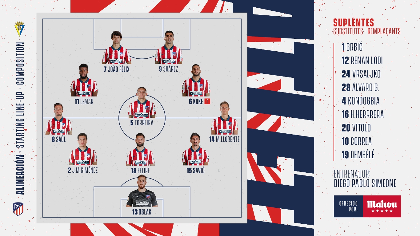 Los tres uruguayos van desde el vamos en el Atlético de Madrid