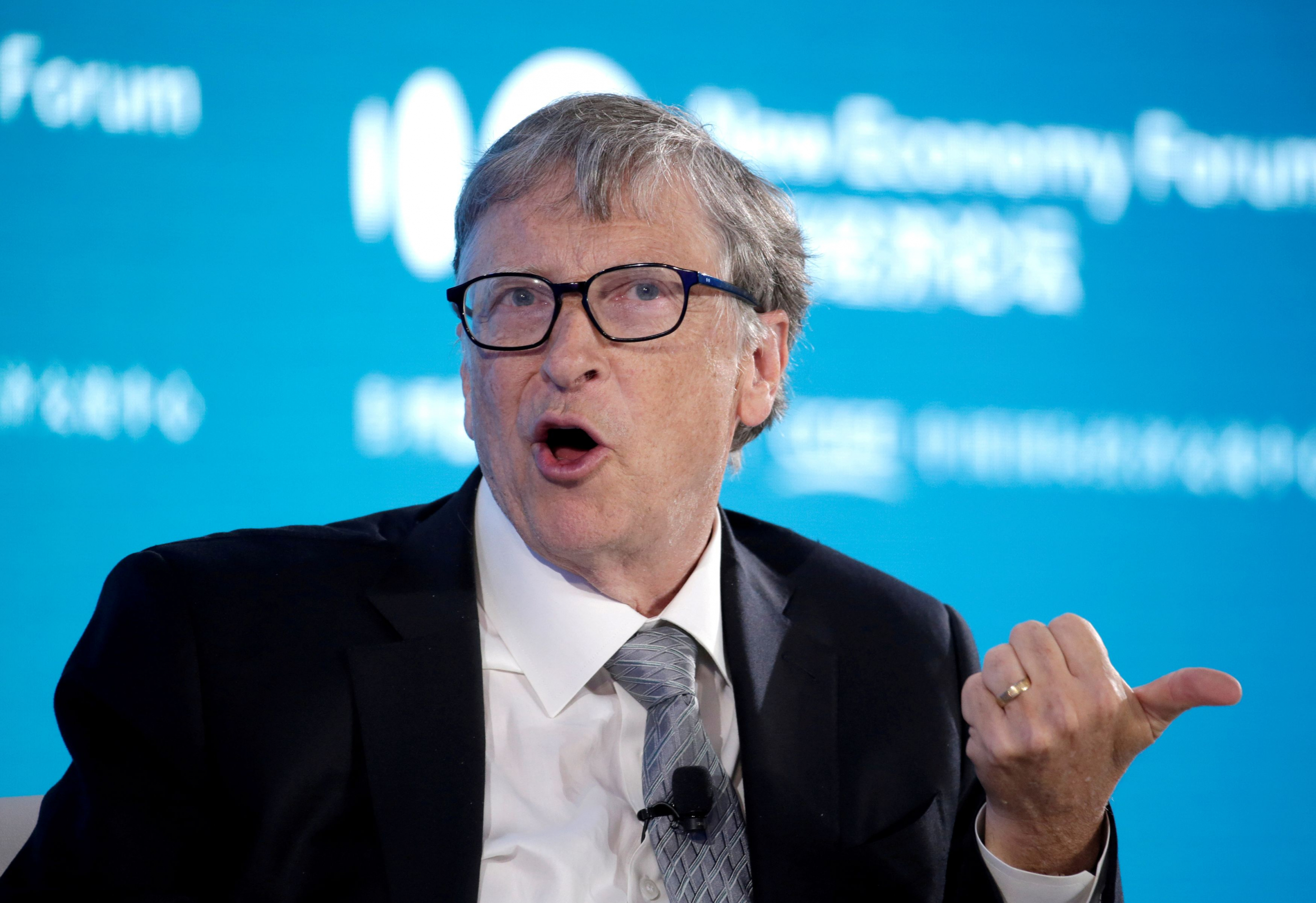 Bill Gates en un evento en China en noviembre de 2019. Foto: Reuters
