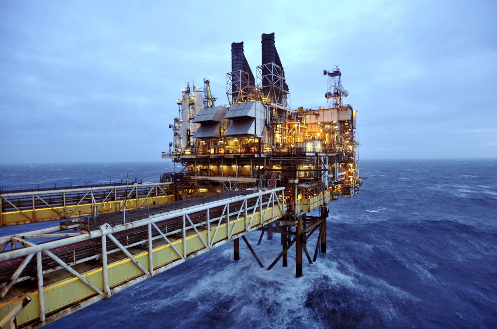 Plataforma marítima de extracción de hidrocarburos. Foto: Archivo