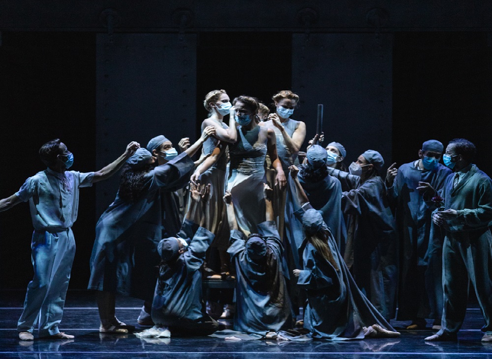 "Un tranvía llamado deseo" del Ballet Nacional, 2021. Foto: Pancho Pastori para el BNS