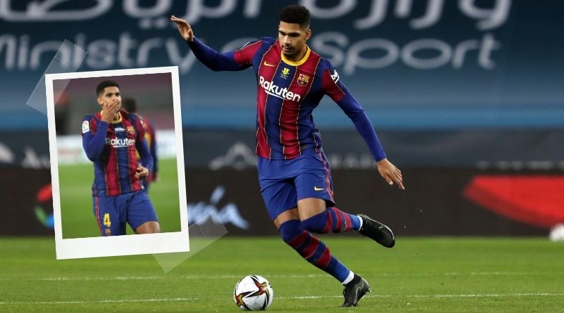 Ronald Araújo prepara el clásico ante Real Madrid a fuerza de golazos. Foto: @FCBarcelona