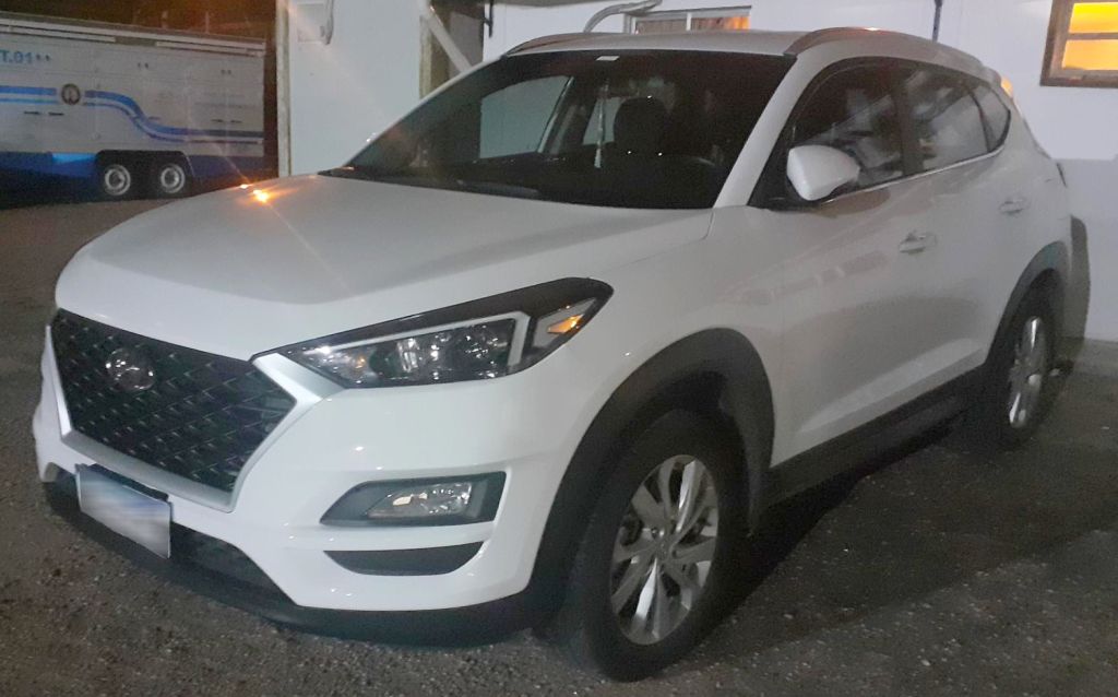 Auto de alta gama que utilizaba la “cabecilla” de la banda y que fue incautado. Foto: Ministerio del Interior