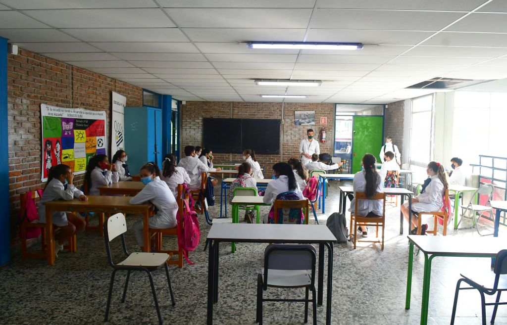 El gobierno entiende que el escenario actual no permite el retorno a las aulas de los escolares y liceales. Foto: Francisco Flores