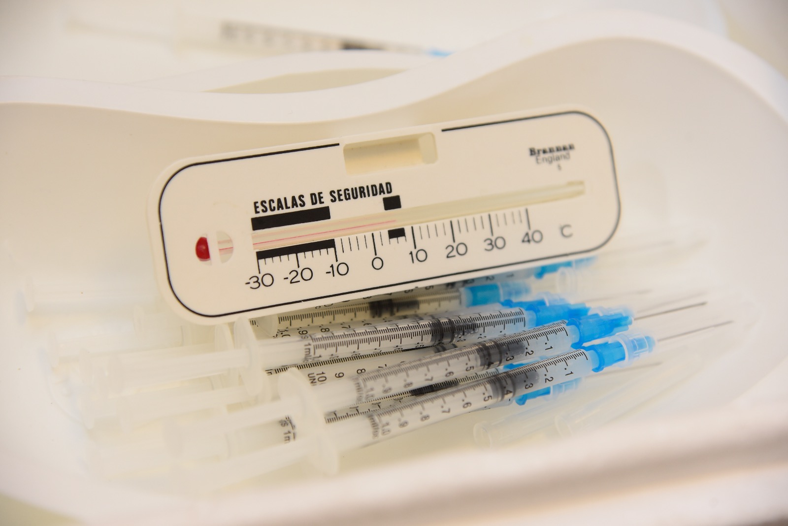 Vacuna Pfizer. Foto: Leonardo Mainé