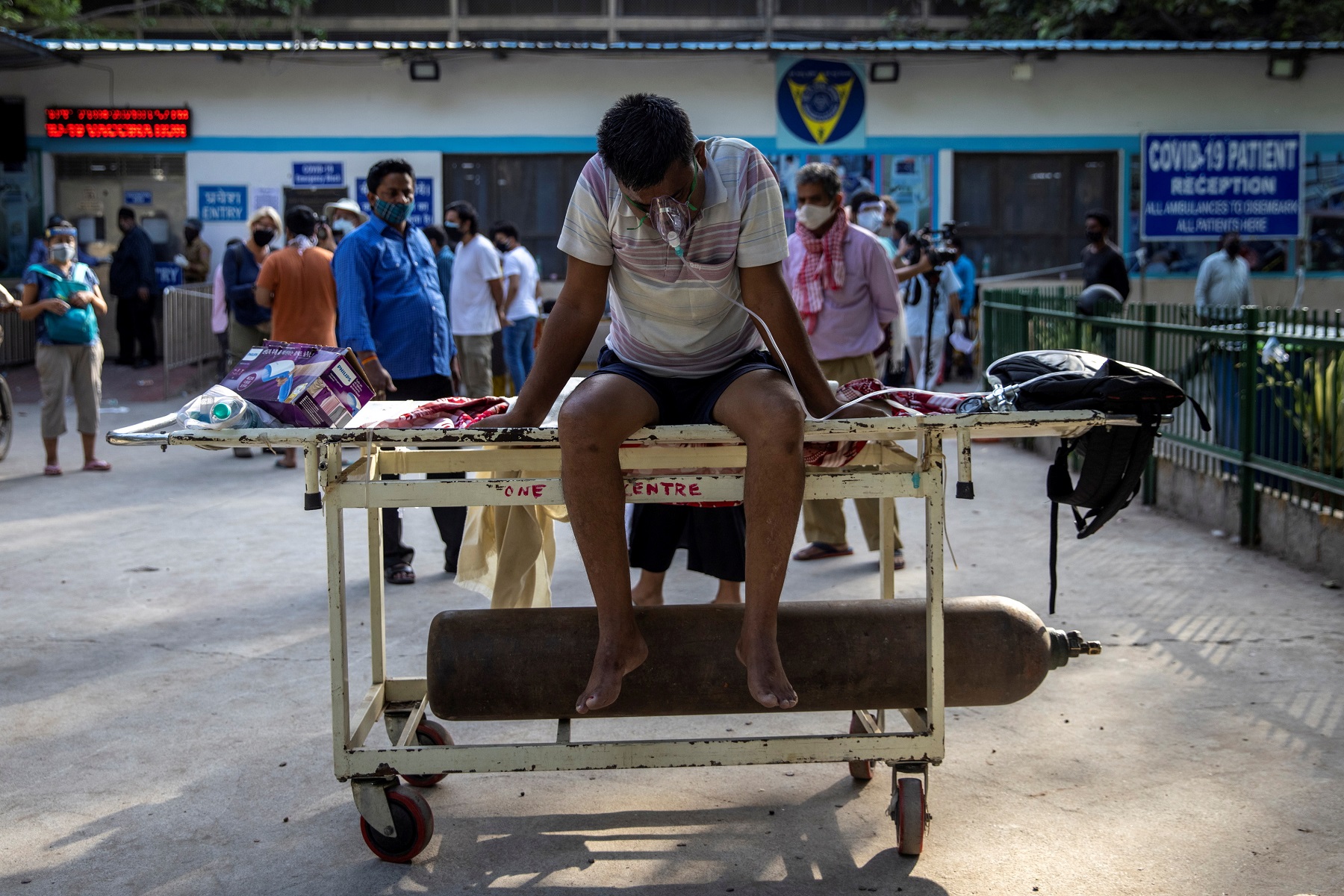 Coronavirus en India. Foto: Reuters