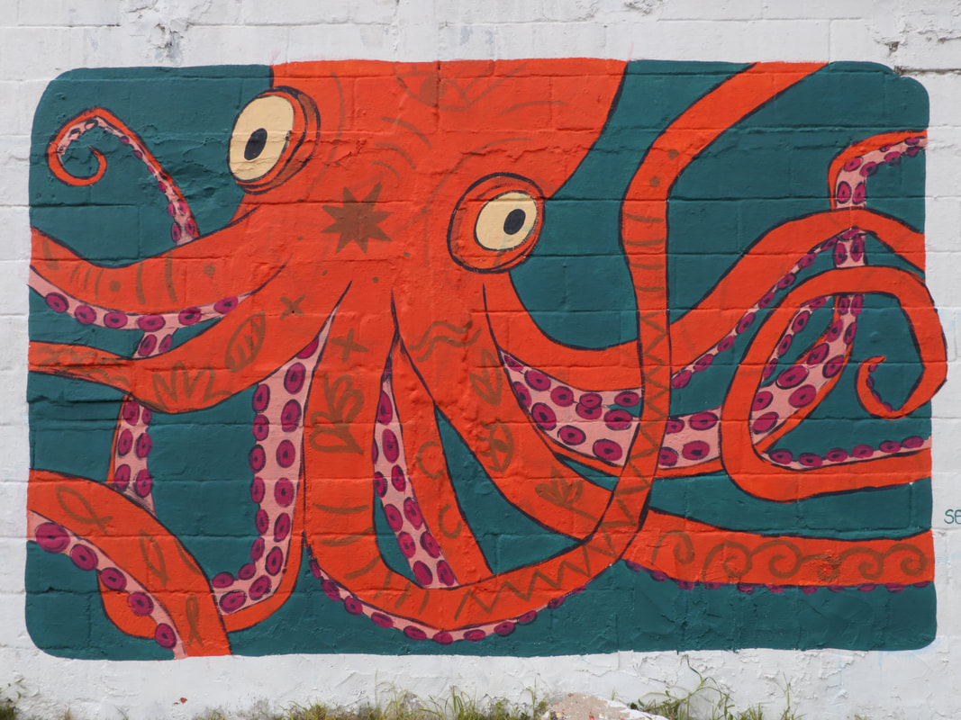 Mural por la Semana del Cerebro. Foto: semanadelcerebro.org