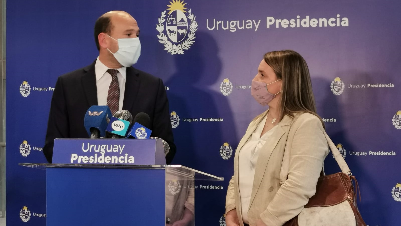 Martín Lema y Andrea Brugman, nueva cúpula del Mides. Foto: Estefanía Leal