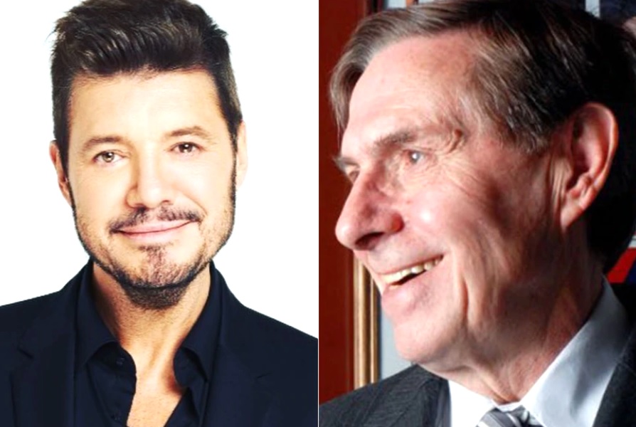 Marcelo Tinelli y Domingo Lamosa. Foto: La Nación GDA