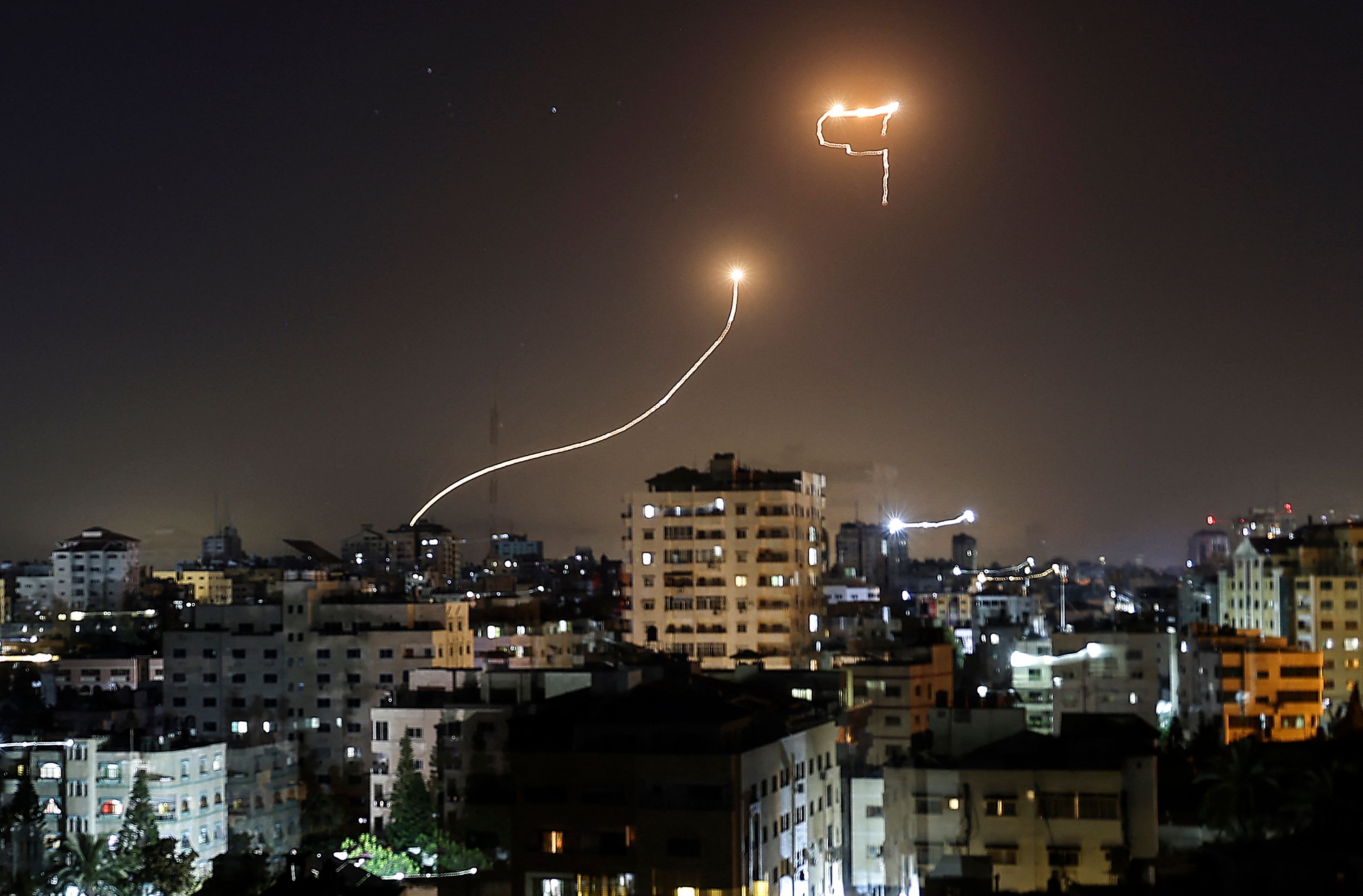 israel misiles cohetes gaza