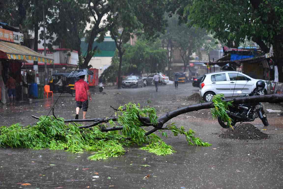 Ciclón Tauktae en India. Foto: AFP.