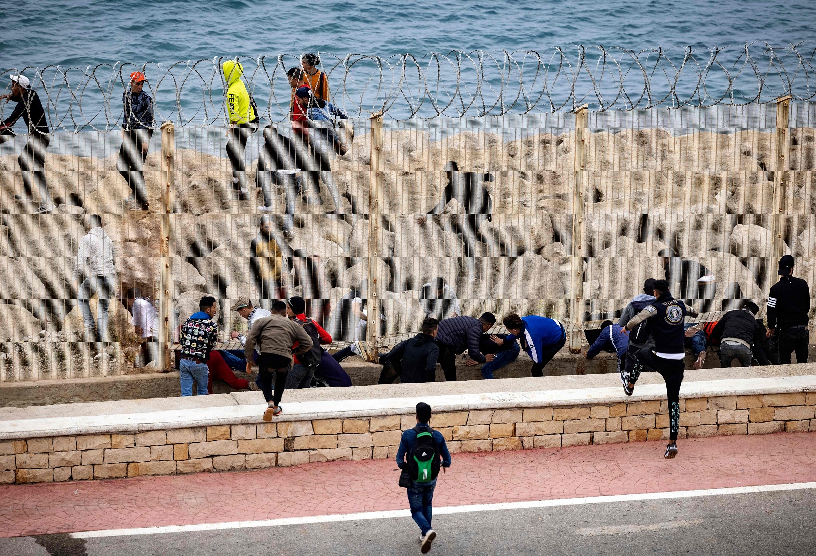 Migrantes irregulares en España. Foto: AFP