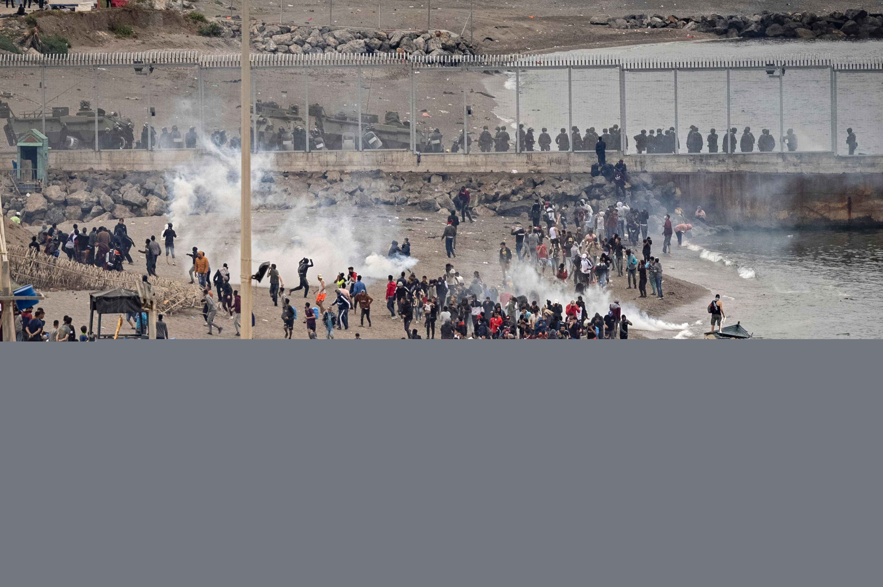 Inmigrantes que llegaron a España. Foto: AFP